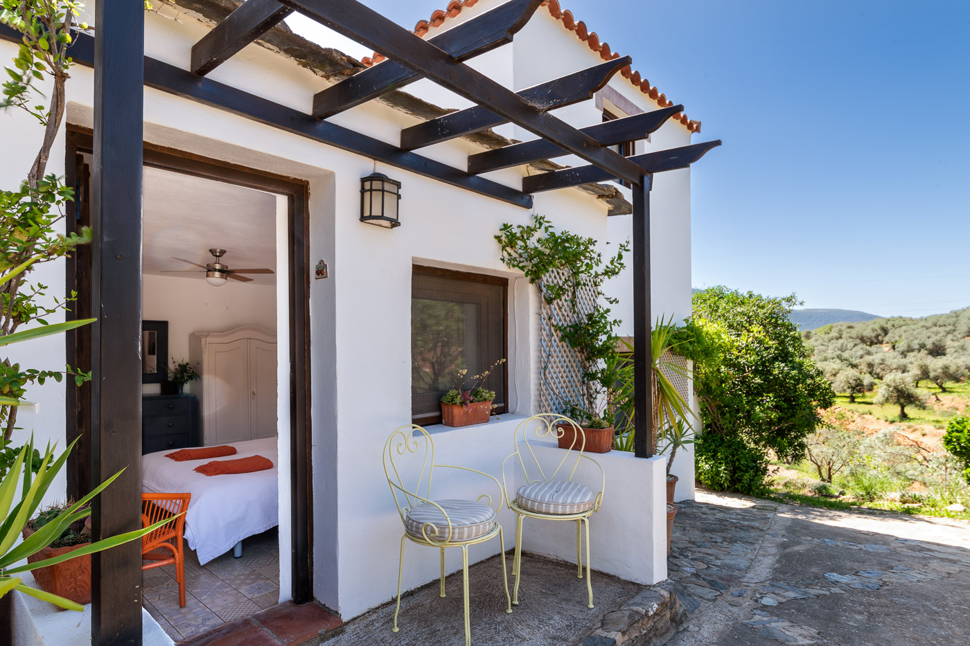 Bedroom 2 opens to small terrace